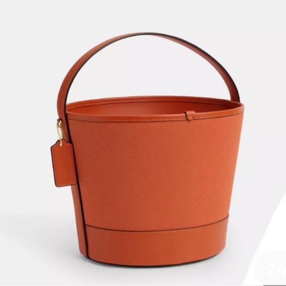 Coach Trick Or Treat Bucket With Halloween Pumpkin - Picture 2 of 3